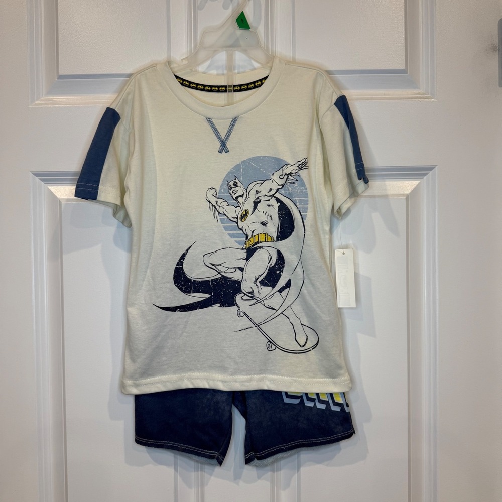 Kids Batman Graphic T Shirt Shorts Set Outfit Size‎ 5T